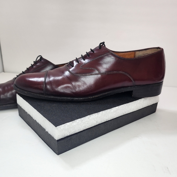 Salvatore Ferragamo Men’s Laced Tuxedo Shoes 10.5 - Picture 9 of 13